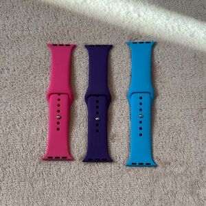 Set of Smartwatch Bands. Looks very similar to Apple Watch band.